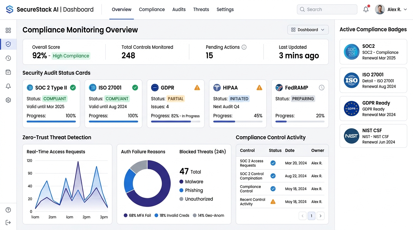 Compliance Monitoring Panel